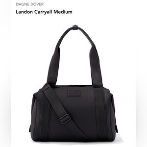 Dagne Dover Black Onyx Landon Medium Duffel Bag